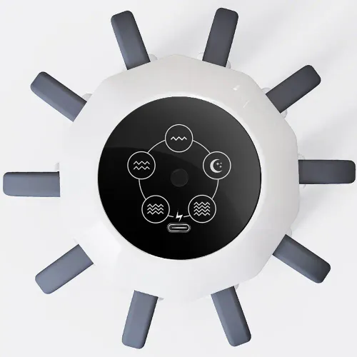 Octopus Claw Electric Head Massager with 8 Claws USB Rechargeable for Scalp Stress Relief Head Fatigue Improve Sleep