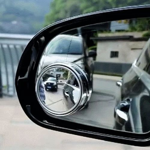 2 pcs 360 ° Rotatable Reversing Auxiliary Blind Spot Mirrors