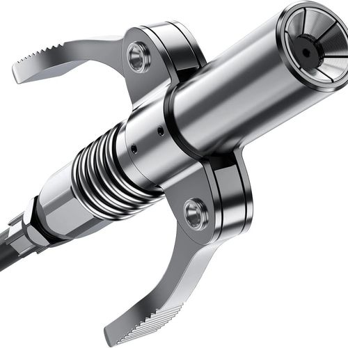 Leaking-proof Grease Tools Coupler, 12000PSI High Pressure Lubricating Oil Nozzle Accessory Compatible with 0.32 Cm Npt Lubricating Oil Nozzle