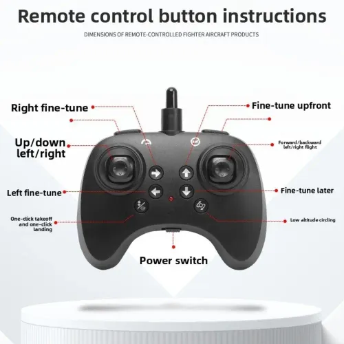 AiJH Unbreakable EPP RC Plane for Beginners – Wireless, Equipped with One-Key Return