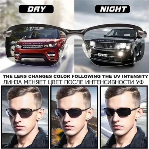 Intelligent photosensitive color changing sunglasses