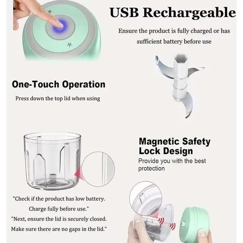 Portable Electric Food Processor