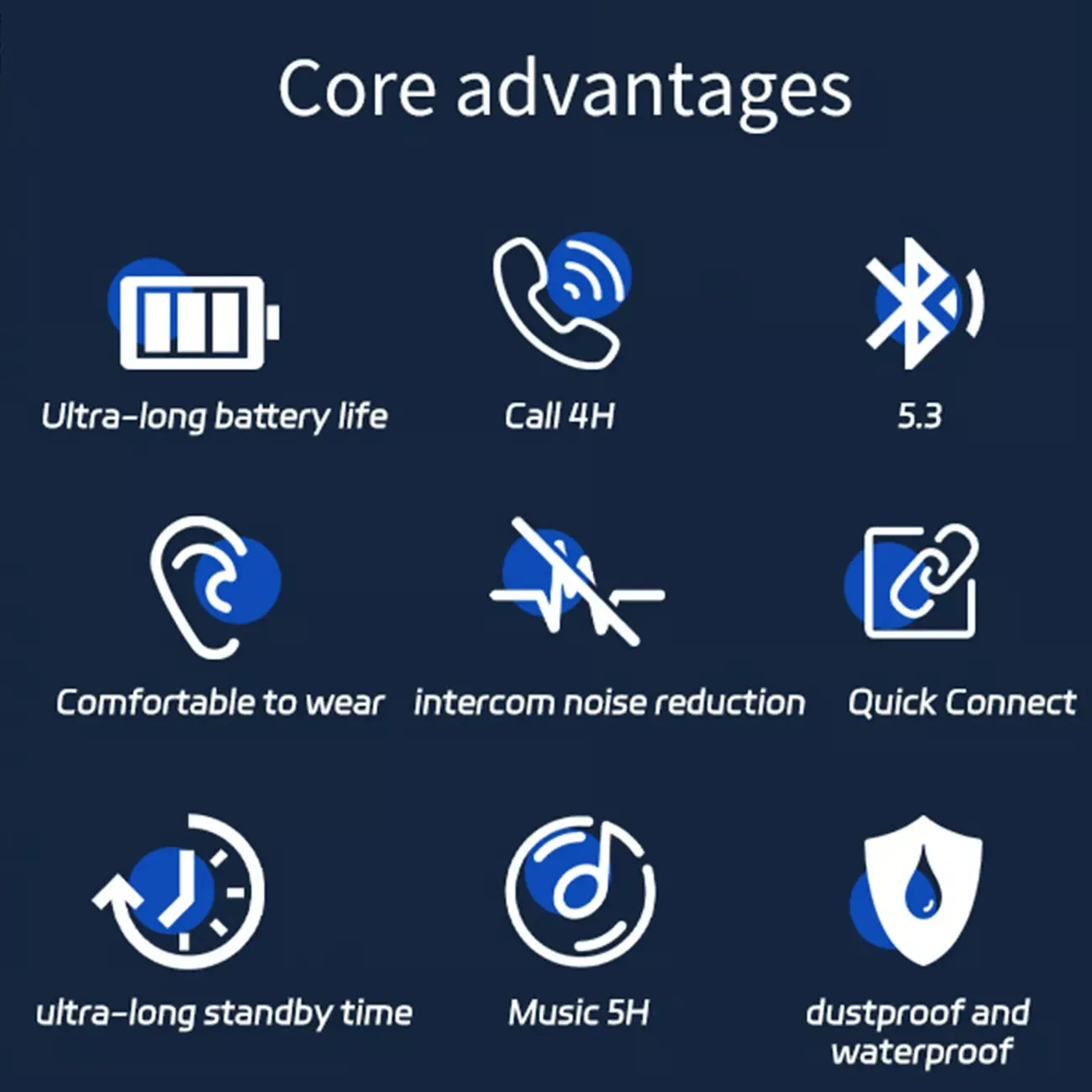 Earphone Wireless Bluetooth