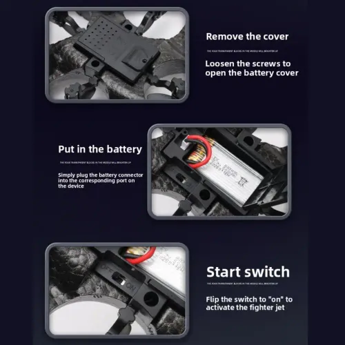 AiJH Unbreakable EPP RC Plane for Beginners – Wireless, Equipped with One-Key Return