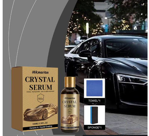 100ML Ceramic&crystal Coating 9h+ Car Crystal Serum Scratch & Abrasion Resistant Prevents Aging And Yellowing