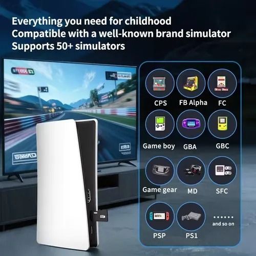 Dual 2.4G Controller Q10 SE 3D Game Stick 64GB 40000+ Game Wireless Control Retro Classic Video Game Console GameStick for PSPLW