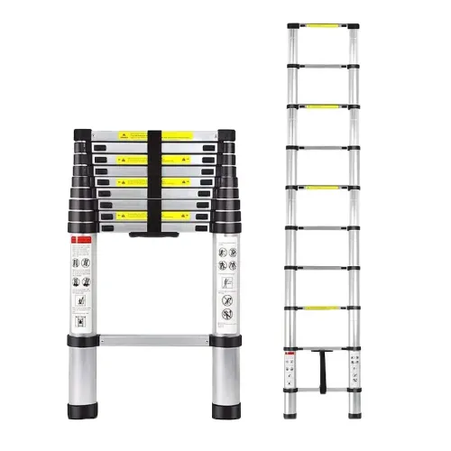 Thickened Multifunctional Telescopic Ladde 2m Portable Home Engineering Ladder Outdoor Lifting