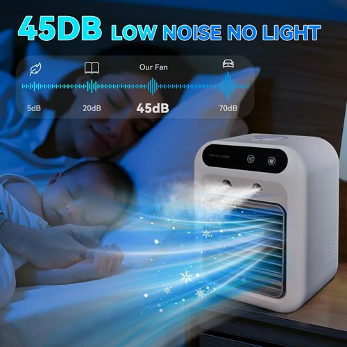 Mini Portable Air Conditioner with Cooling and Humidification Function