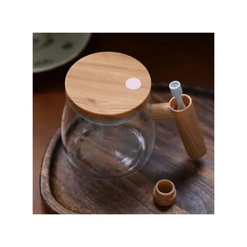 Smart Mixing Pitcher: Effortless Stirring for Coffee Tea + Hidden Storage!