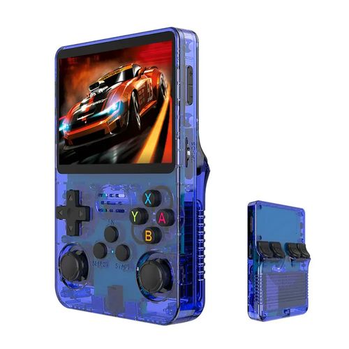 R36S Retro Handheld Video Game Console Linux System 3.5-inch IPS Screen Portable Handheld Video Player 64GB 15000 Games