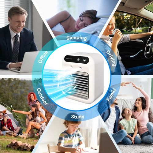 Mini Portable Air Conditioner with Cooling and Humidification Function