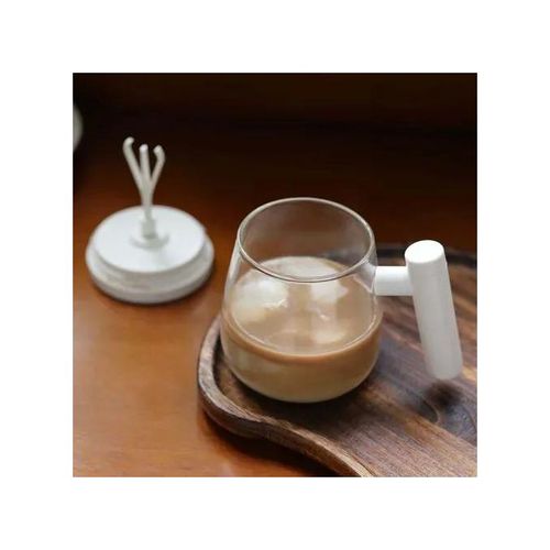 Smart Mixing Pitcher: Effortless Stirring for Coffee Tea + Hidden Storage!