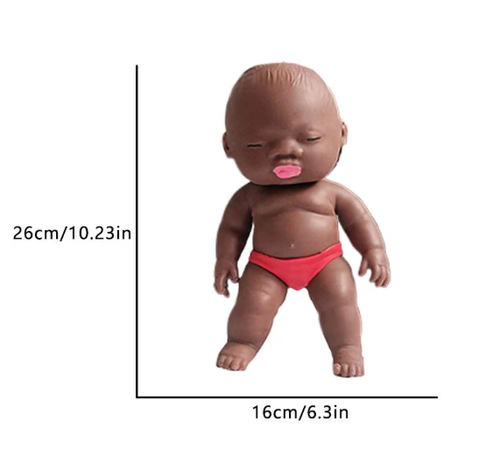 Natasha Black Dolls Squeezeable Toys Relieve Stress Used For Dollhouse Decoration DIY Doll Dressing Up For Adults And Children