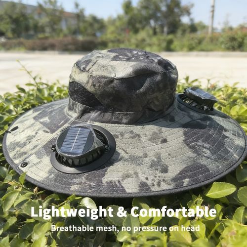 Solar-Powered Fan Hat