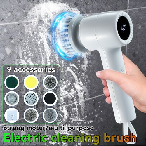 Wireless electric cleaning brush