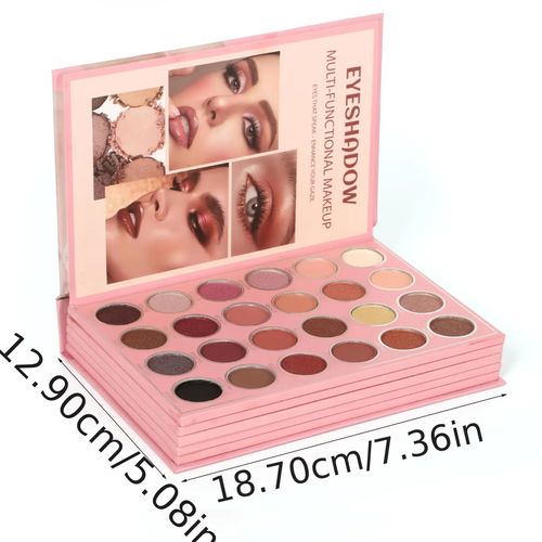 Eyeshadow Palette Collection: Multi-Color Makeup Palette with Matte, Shimmer, and Blush Shades