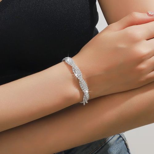 Crystal Earrings and Bracelet Set