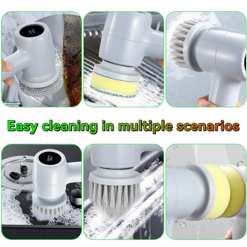 Wireless electric cleaning brush