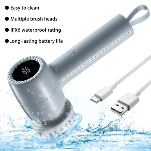Wireless electric cleaning brush