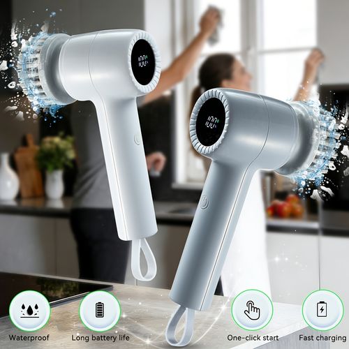Wireless electric cleaning brush