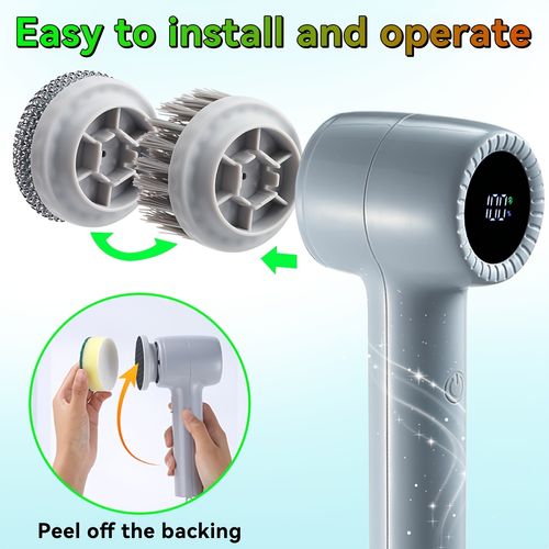 Wireless electric cleaning brush