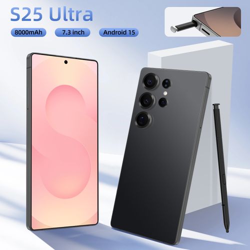 S25 Ultra 7.3 HD Big Screen, Smooth Gaming & Video – Fun Phone for kenya Youth