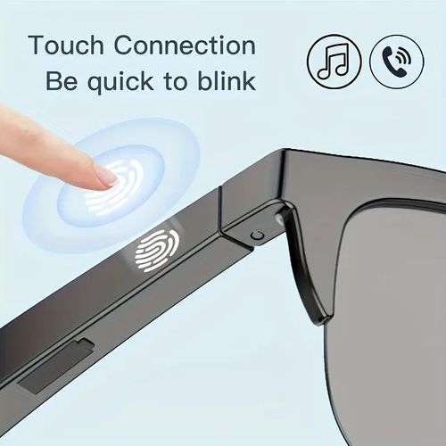 AI Translation Wireless Glasses Glasses Earbuds Support 144 Languages Open-Ear Earbuds Include Microphone Long Battery Life Wireless Over-Ear Headphones High-Fidelity Stereo Wireless Sports Earbuds