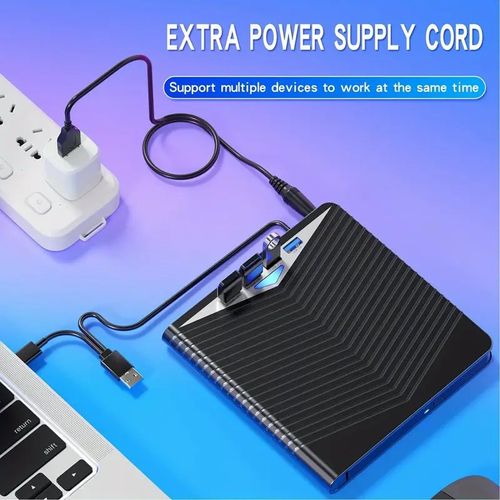 7-in-1 multi-function typec external dvd laptop burner sd card usb external mobile optical drive