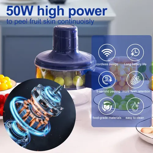 🔥HOT SALE🔥 COD!⚡HOT SELLER LIMIT STOCK⚡ Rotary Electric Peeling Machine, Multi Fruit Vegetable Compatible for Home Cooking & Small Catering