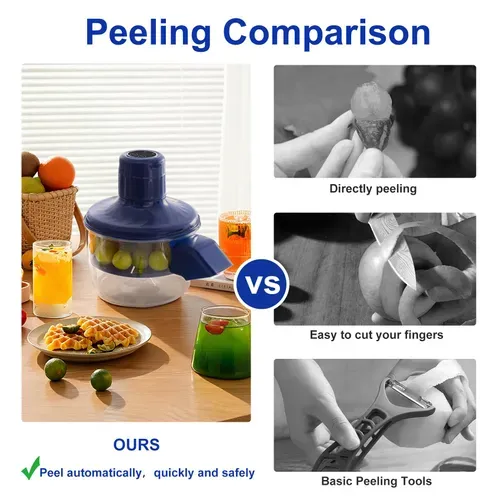 🔥HOT SALE🔥 COD!⚡HOT SELLER LIMIT STOCK⚡ Rotary Electric Peeling Machine, Multi Fruit Vegetable Compatible for Home Cooking & Small Catering