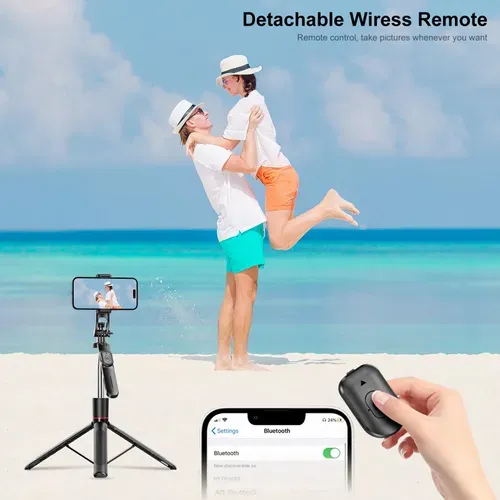 🔥HOT SALE🔥 COD!⚡HOT SELLER LIMIT STOCK⚡ Lightweight Extendable Selfie Stick Tripod with Bluetooth Remote, Stable for Safari Beach Travel Group Photos