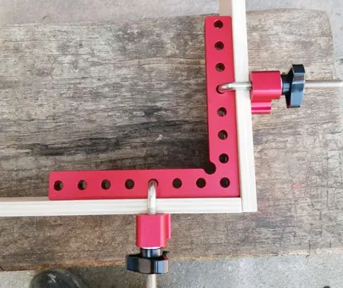 🔥HOT SALE🔥 COD!📢📢50% OFF !! 📢📢50% OFF !! ⏰ Durable Precision Positioning Clamping Squares Set – Aircraft-Grade Aluminum, Perfect 90° Angles in Seconds,Woodworking right-angle fixing clamp