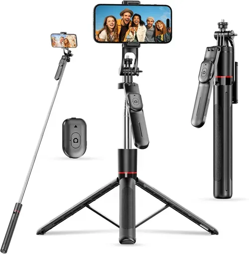 🔥HOT SALE🔥 COD!⚡HOT SELLER LIMIT STOCK⚡ Lightweight Extendable Selfie Stick Tripod with Bluetooth Remote, Stable for Safari Beach Travel Group Photos