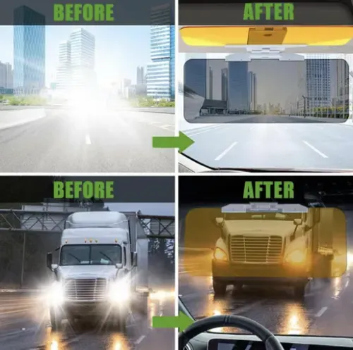 🔥HOT SALE🔥 COD!🚗Universal Car Sun Visor - 🔥Car Anti-Glare Visor for Day & Night , Car sunshade anti-glare