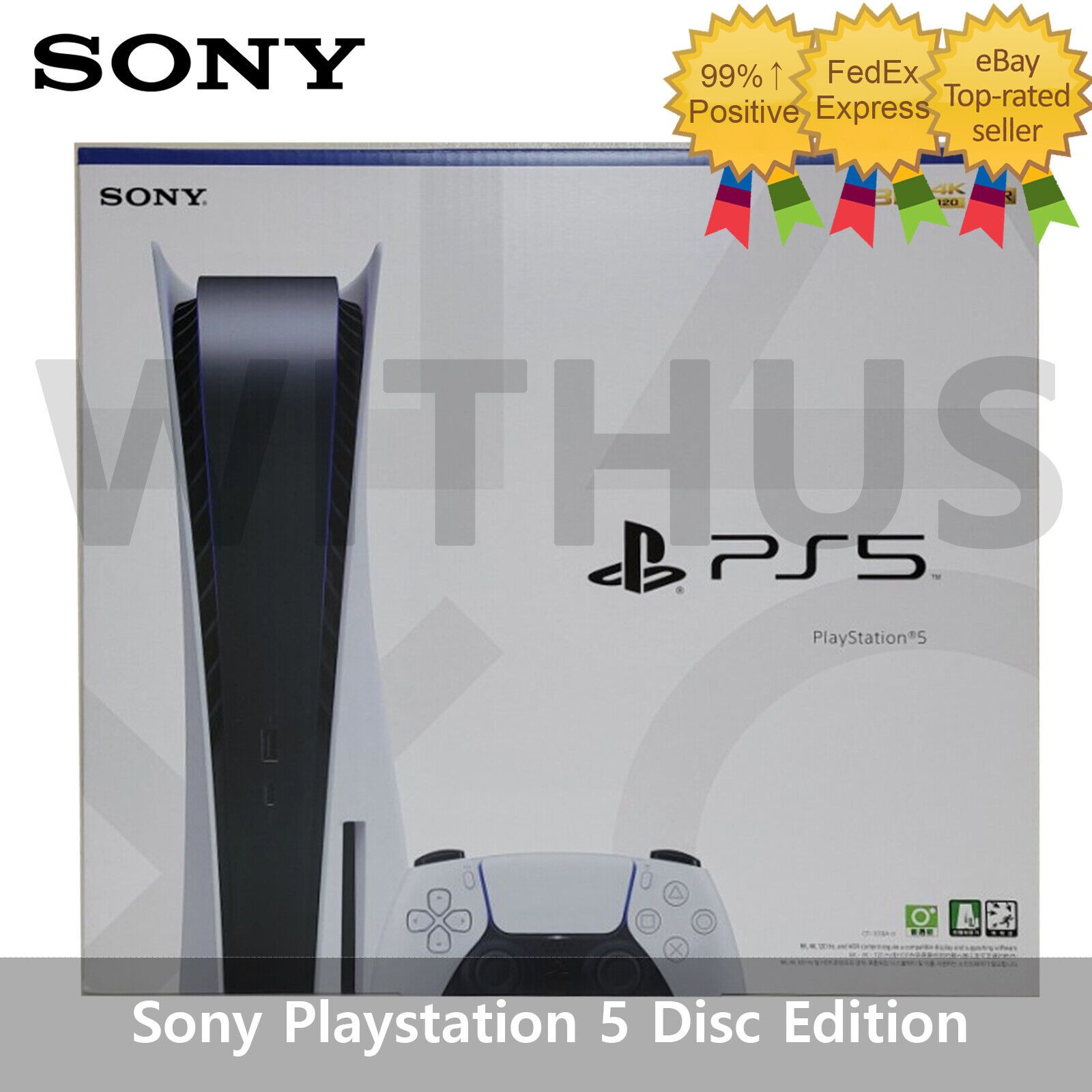 NEW SEALED Sony PS5 Playstation 5 Blu-Ray Disc Edition Console