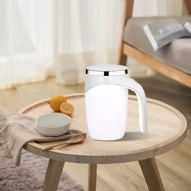 Automatic stirring cup mug rechargeable portable coffee electric stirring stainless steel rotating magnetic household drinking tool