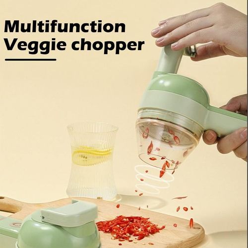 Electric Food Chopper Vegetable Chopper Vegetable Slicer Garlic Crusher Meat Grinder Machine Peeler Kitchen