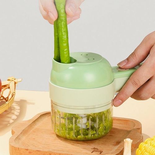 Electric Food Chopper Vegetable Chopper Vegetable Slicer Garlic Crusher Meat Grinder Machine Peeler Kitchen