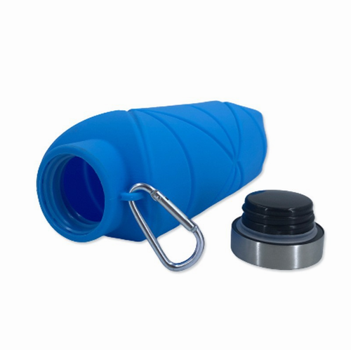 Silicone Collapsible Water Bottles Silicone Portable Food Grade Folding Water Bottles for Outdoor Sports Perfect Gift
