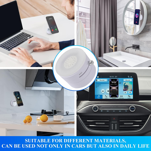 2025 New Flexible Vacuum Magnetic Suction Phone Holder Foldable Retractable Double-Sided Magnetic Mount