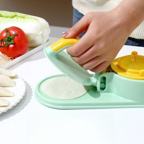 Kitchen Tools 2 in 1 Dumpling Maker Manual Dumpling Maker PP Home Dumpling Mold Maker