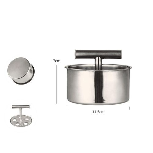 Stainless Steel Meatball Maker and Rice Ball Mold Meatball Maker With Container 5-Slot Manual Meatball Press