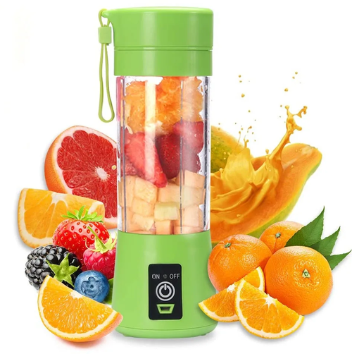 Portable Fruit Juice Blenders Summer Personal Electric Mini Bottle Home USB 6 Blades Juicer Cup Machine for Kitchen