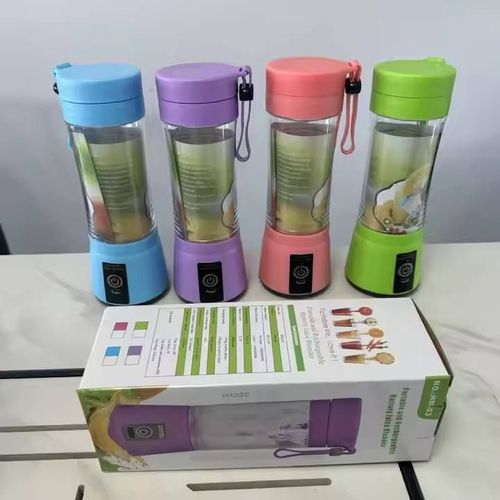 Portable Fruit Juice Blenders Summer Personal Electric Mini Bottle Home USB 6 Blades Juicer Cup Machine for Kitchen