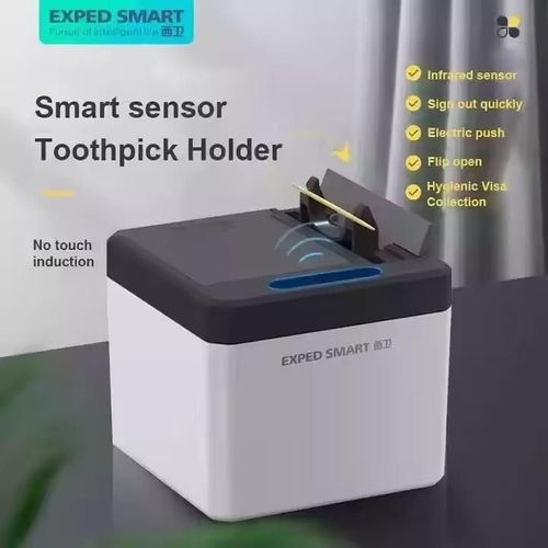 New Smart Toothpick Dispenser Intelligent Induction Toothpick Box for Home Restaurant Office Automatic Electric Toothpick Holder