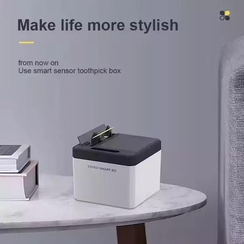 New Smart Toothpick Dispenser Intelligent Induction Toothpick Box for Home Restaurant Office Automatic Electric Toothpick Holder
