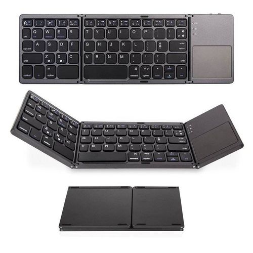 Bluetooth keyboard folding keyboard is suitable for iPad carrying business office mini phone tablet computer keyboard