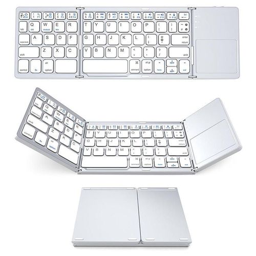Bluetooth keyboard folding keyboard is suitable for iPad carrying business office mini phone tablet computer keyboard