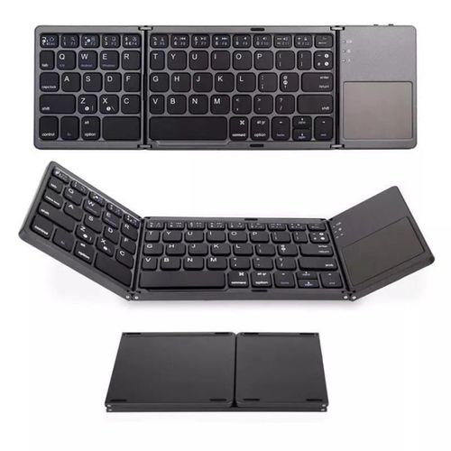 Bluetooth keyboard folding keyboard is suitable for iPad carrying business office mini phone tablet computer keyboard