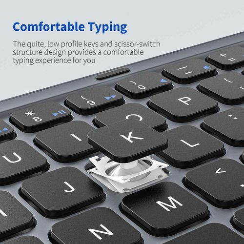 Bluetooth keyboard folding keyboard is suitable for iPad carrying business office mini phone tablet computer keyboard